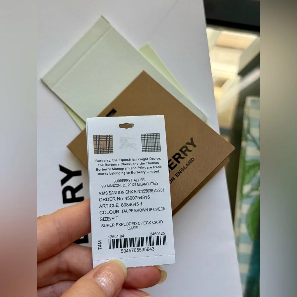 Burberry sandon canvas